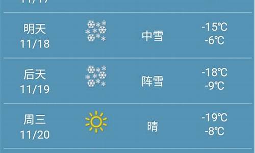 黑龙江天气预报一周15天查询_黑龙江天气预报一周15天查询结果